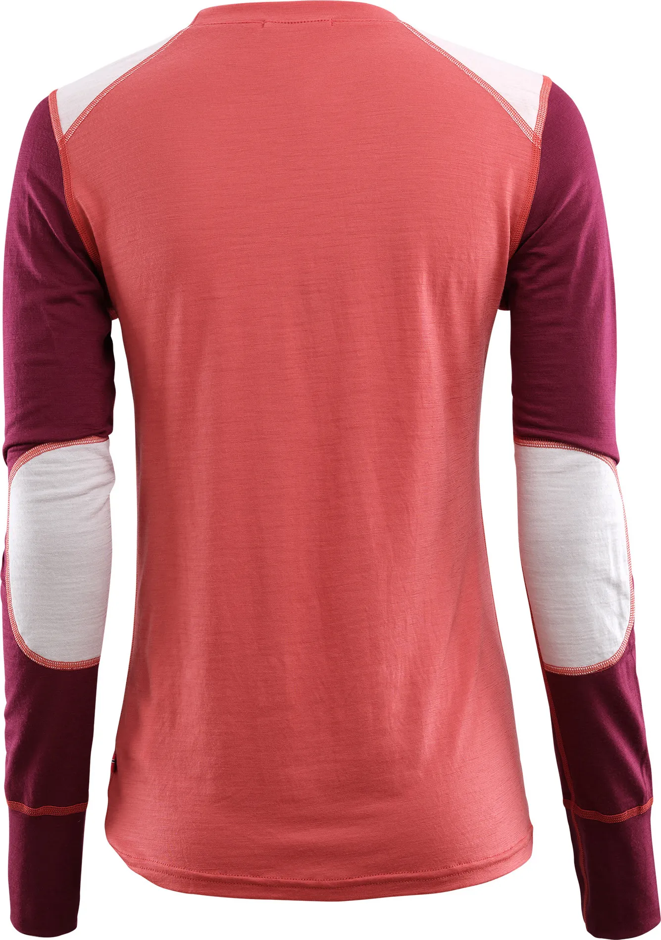 Aclima LightWool Reinforced Crew Neck Woman Baked Apple/Zinfandel/Nature | Buy Aclima LightWool Reinforced Crew Neck Woman Baked Apple/Zinfandel/Nature here | Outnorth