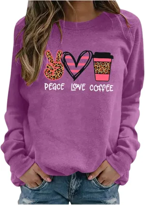 All I Need is Coffee and My Dog Sweatshirts for Women Loose Fit Graphic Funny with Saying Crewneck Long Sleeve Shirts