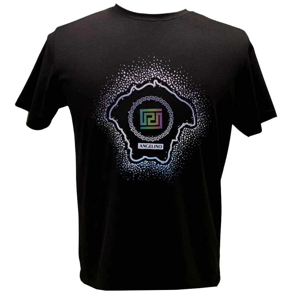 Angelino Black Squizzito Tee Shirt