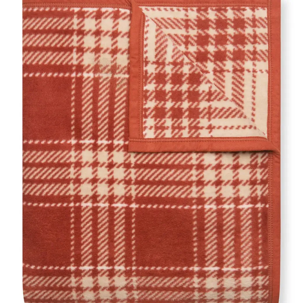 Autumn Plaid Desert Red Blanket