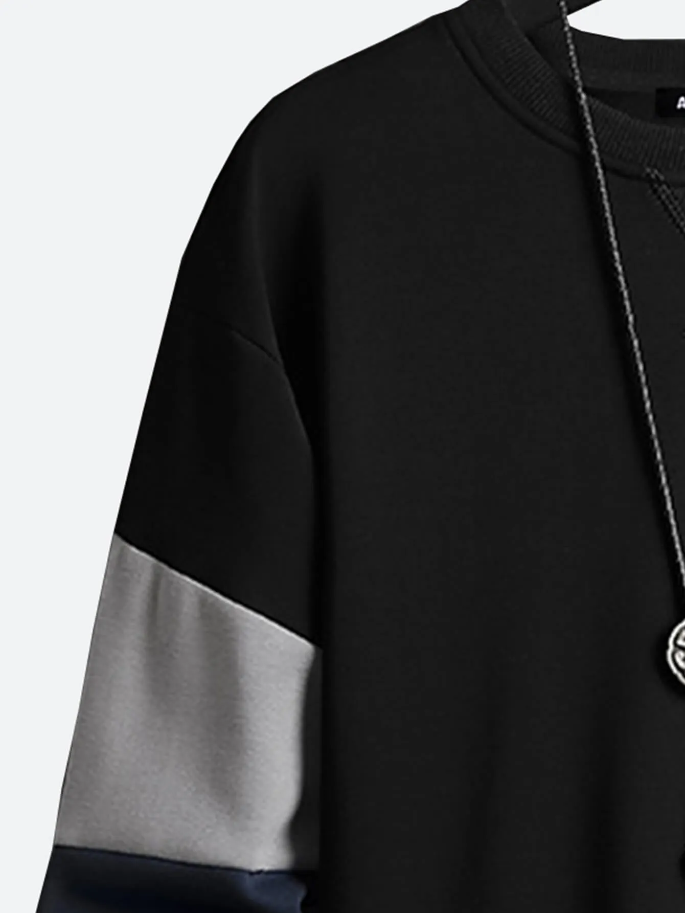 Casual Cotton Panel Hip Hop Street Sweatshirt