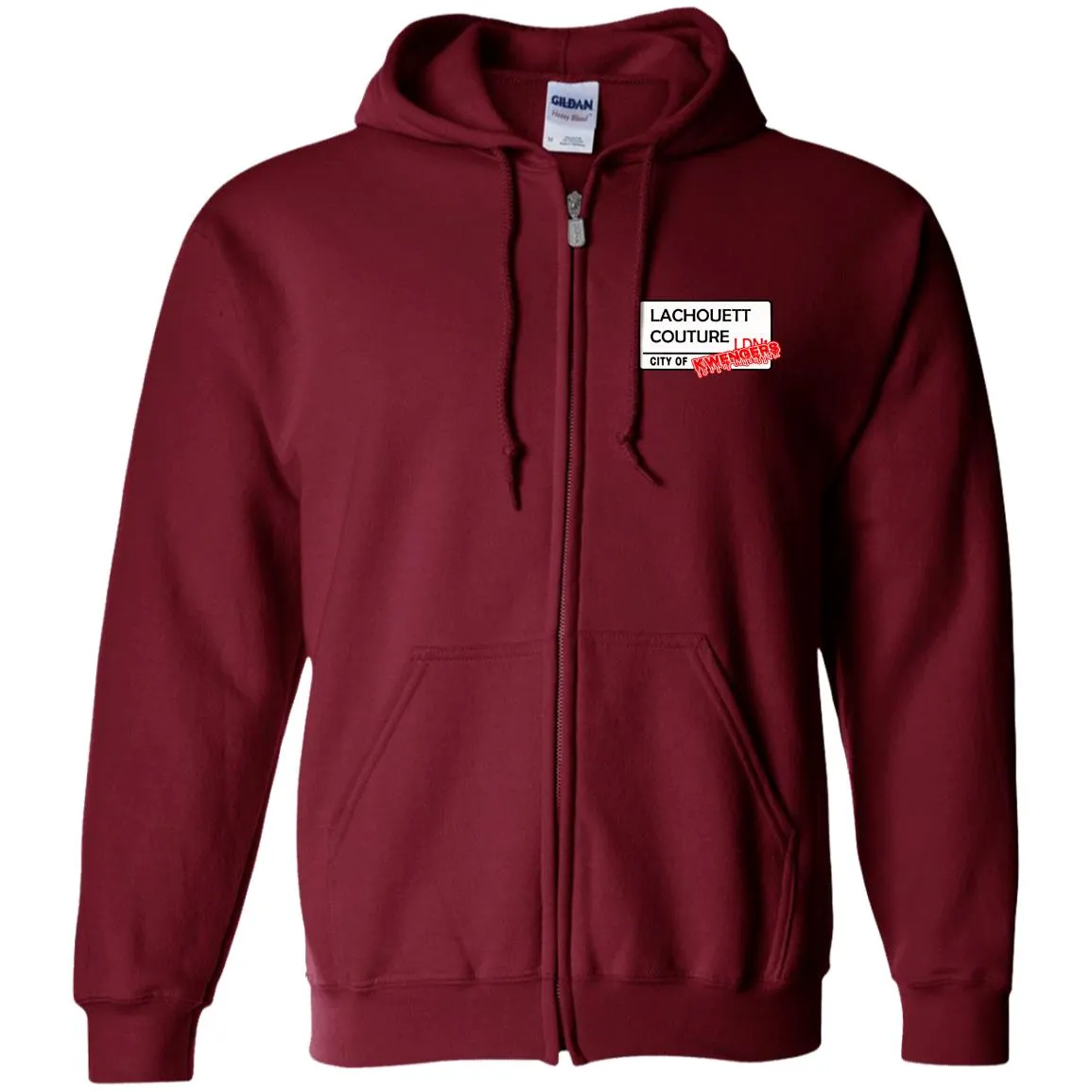 CITY OF KWENGERS Zip Up Hooded Sweatshirt