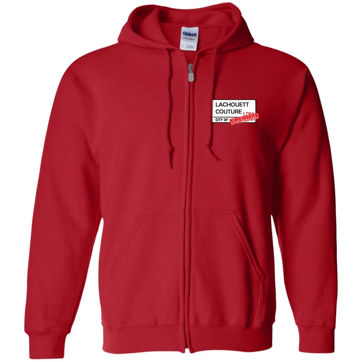 CITY OF KWENGERS Zip Up Hooded Sweatshirt