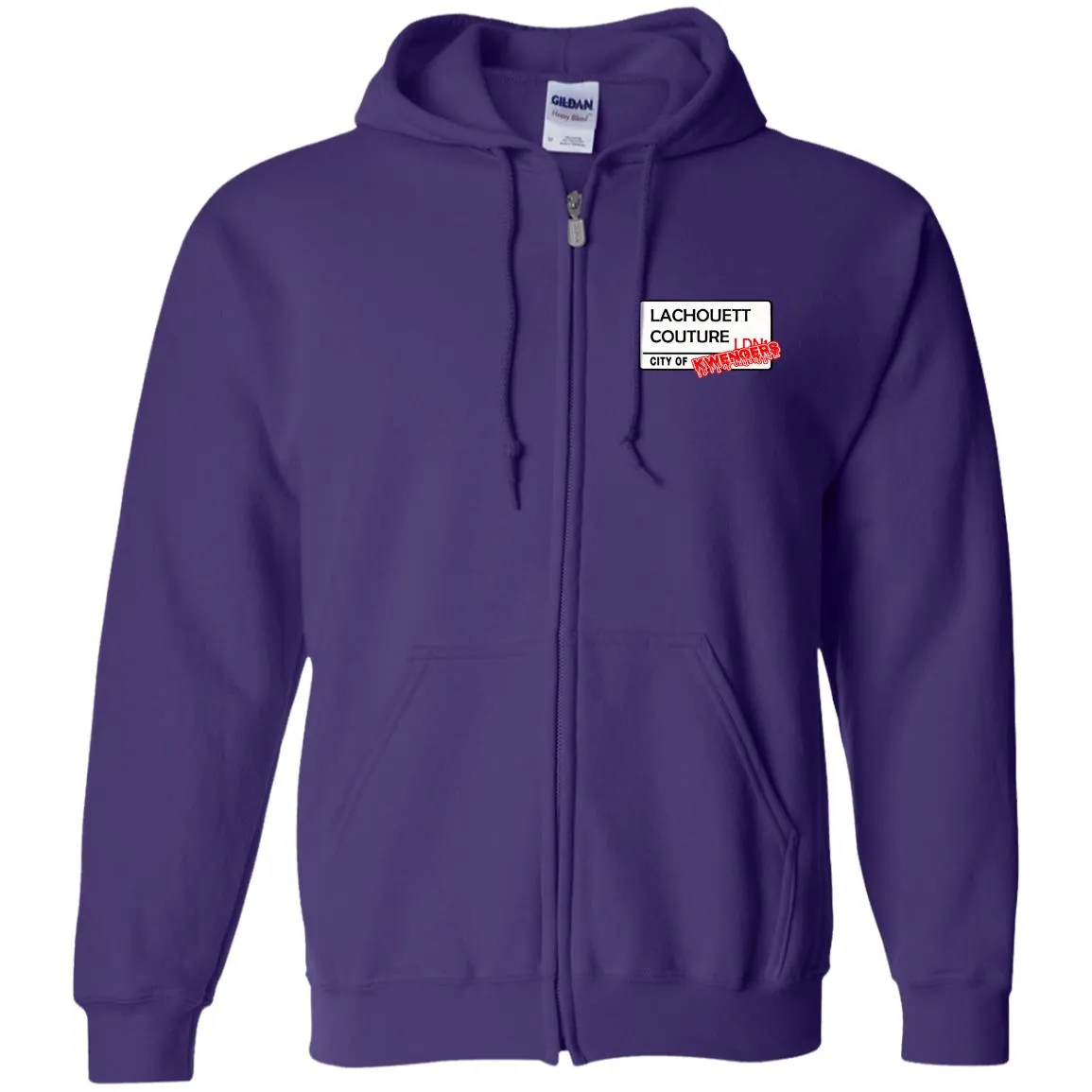 CITY OF KWENGERS Zip Up Hooded Sweatshirt