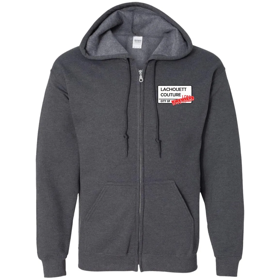 CITY OF KWENGERS Zip Up Hooded Sweatshirt