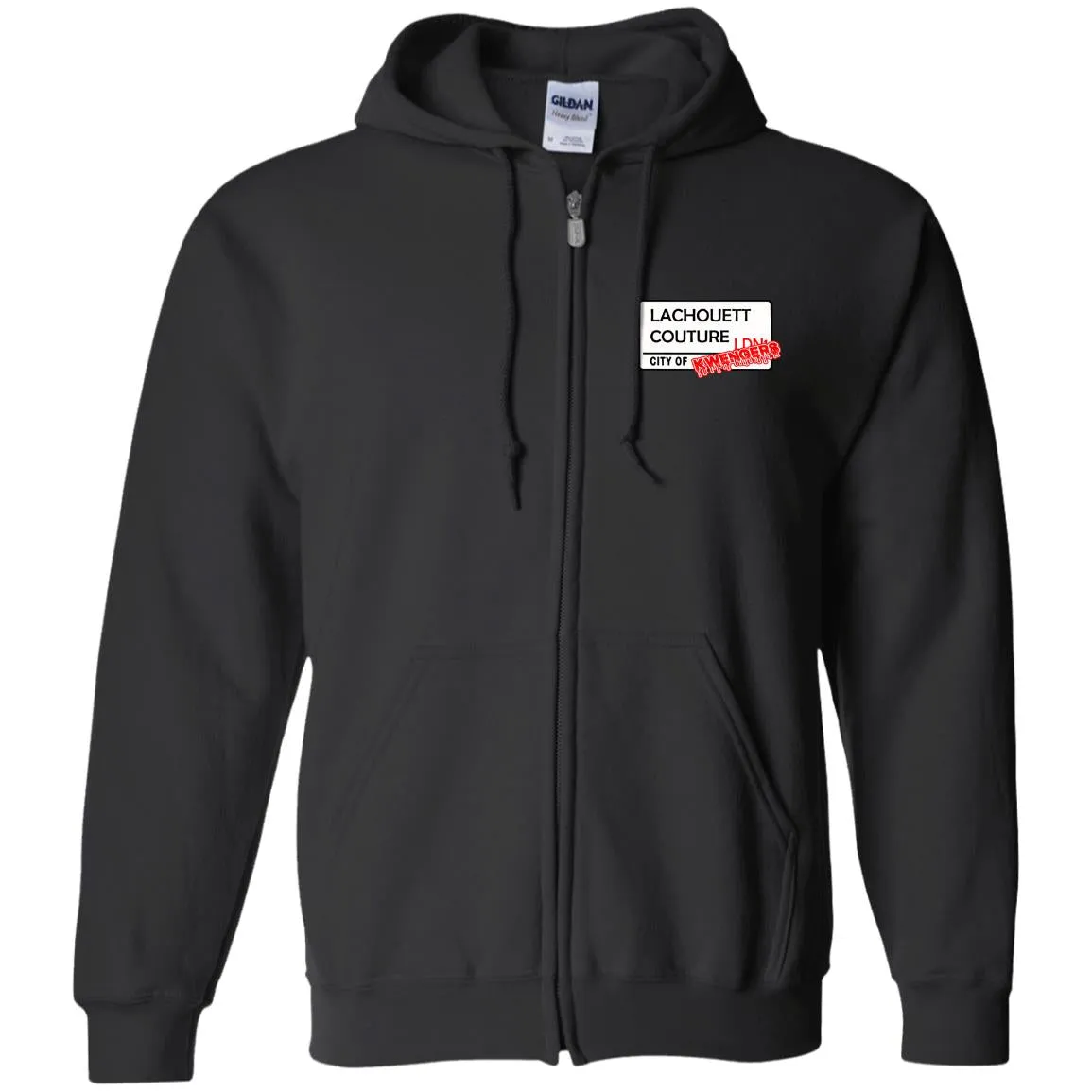 CITY OF KWENGERS Zip Up Hooded Sweatshirt