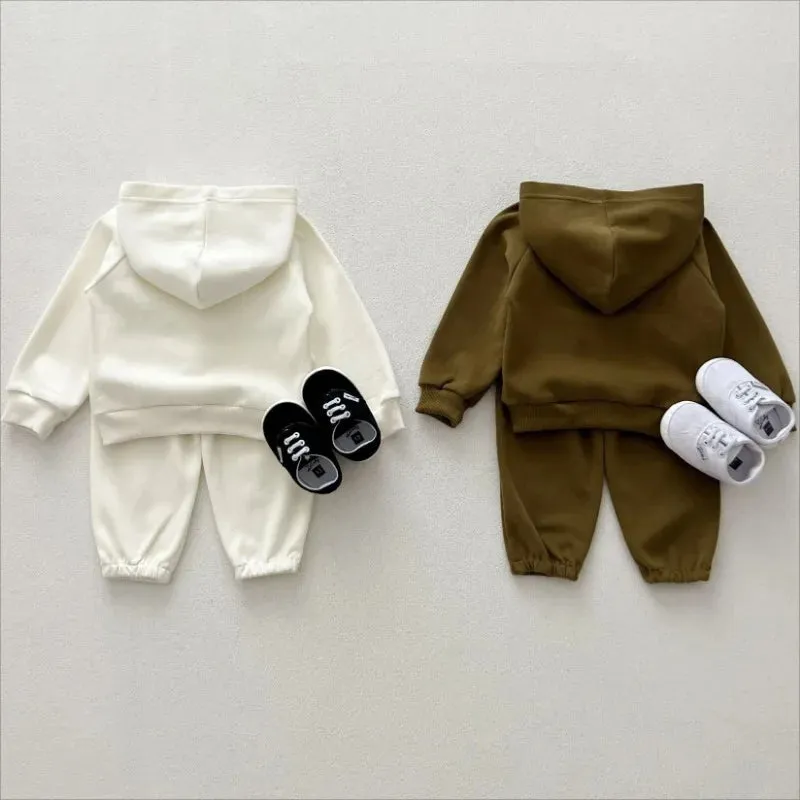 'Hello!' Hooded Cozy Jogger Set