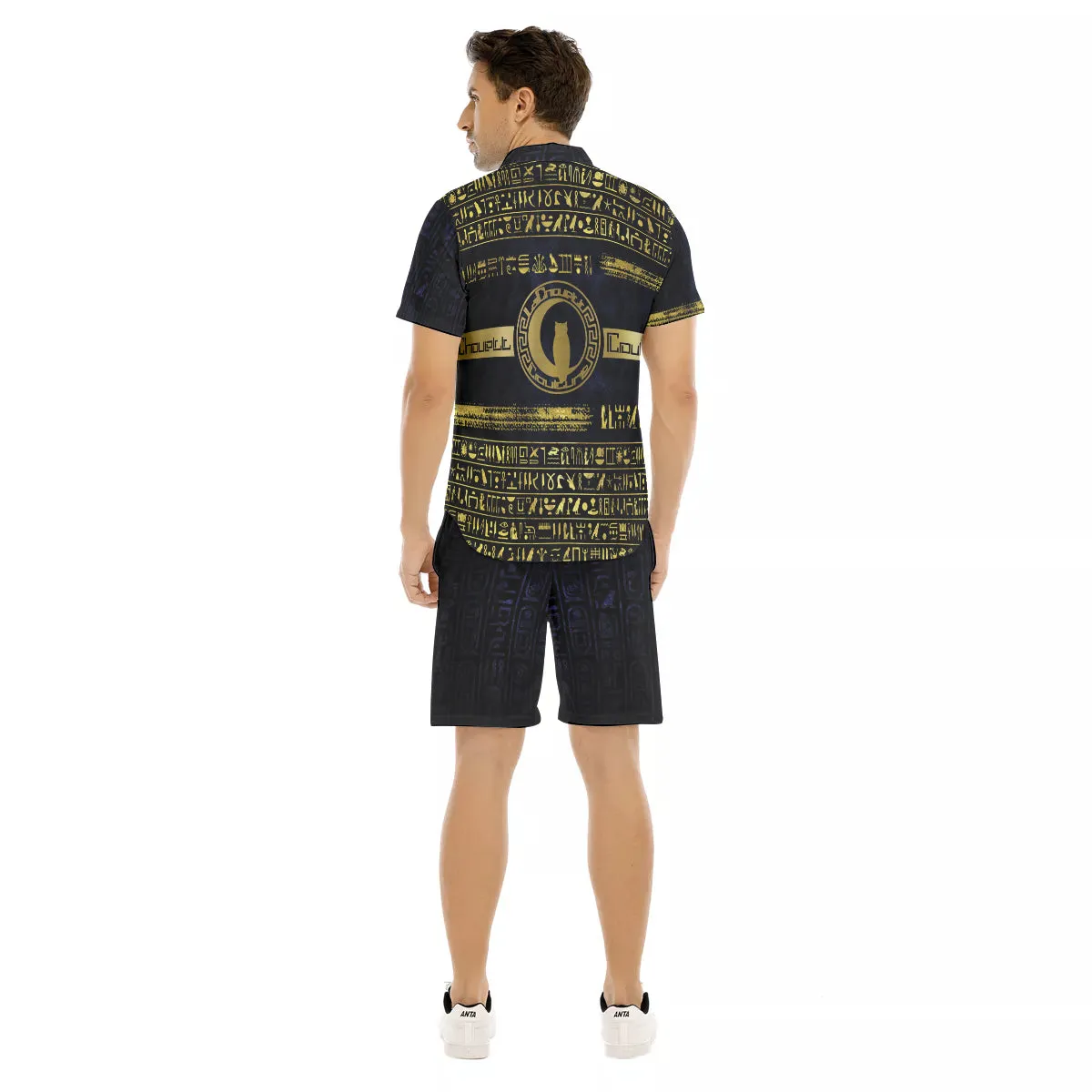 HIEROGLYPH DELUXE Men's Short Sleeve Shirt Sets