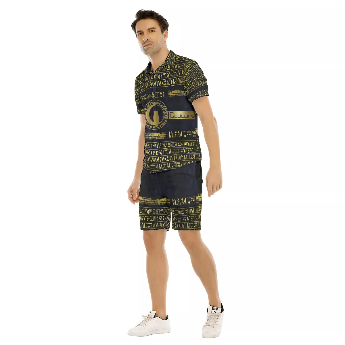 HIEROGLYPH DELUXE Men's Short Sleeve Shirt Sets