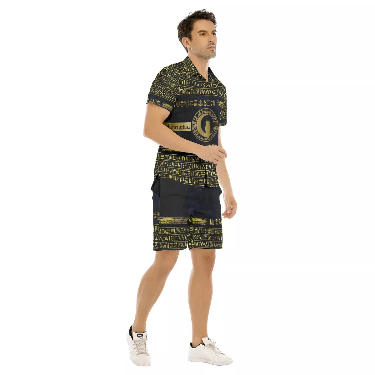 HIEROGLYPH DELUXE Men's Short Sleeve Shirt Sets