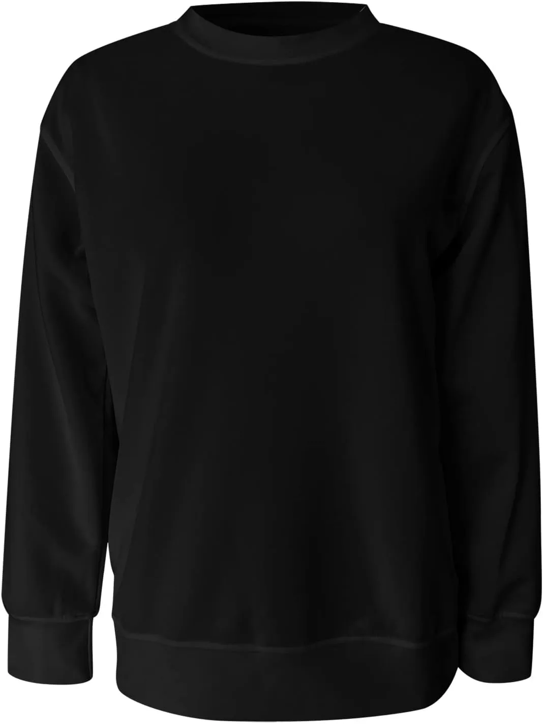 LCMTWX Womens Long Sleeve Pullover Tops Long Sleeve Top Cute Pullover Loose Version Pullover Sweater Casual Pullover Top