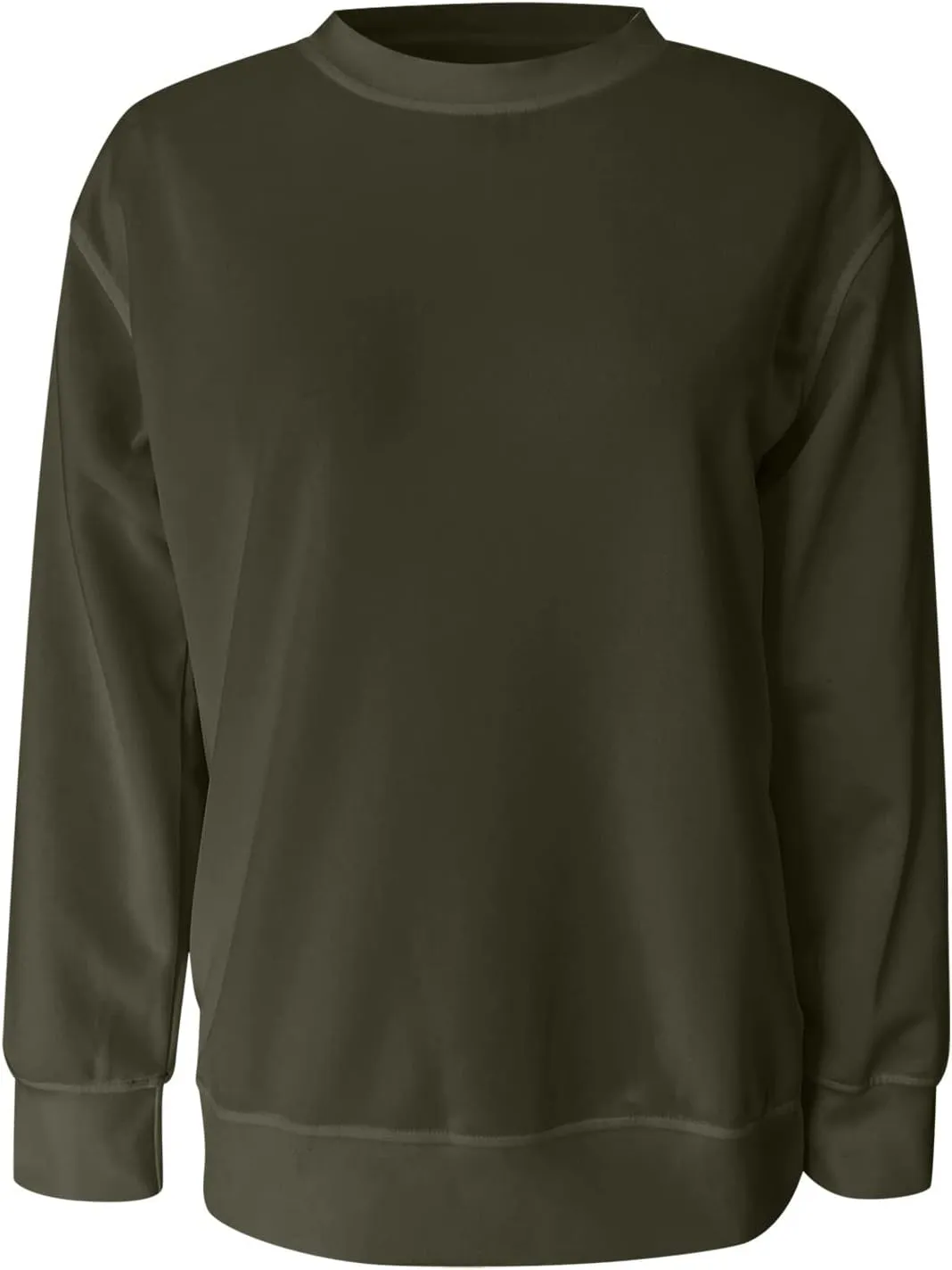 LCMTWX Womens Long Sleeve Pullover Tops Long Sleeve Top Cute Pullover Loose Version Pullover Sweater Casual Pullover Top