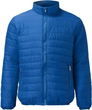 Mens Quilted Puffer Down Jacket Full Zip Stand Up Collar Jacket Warm Thick Windbreaker Winter Outwear Coat with Hood