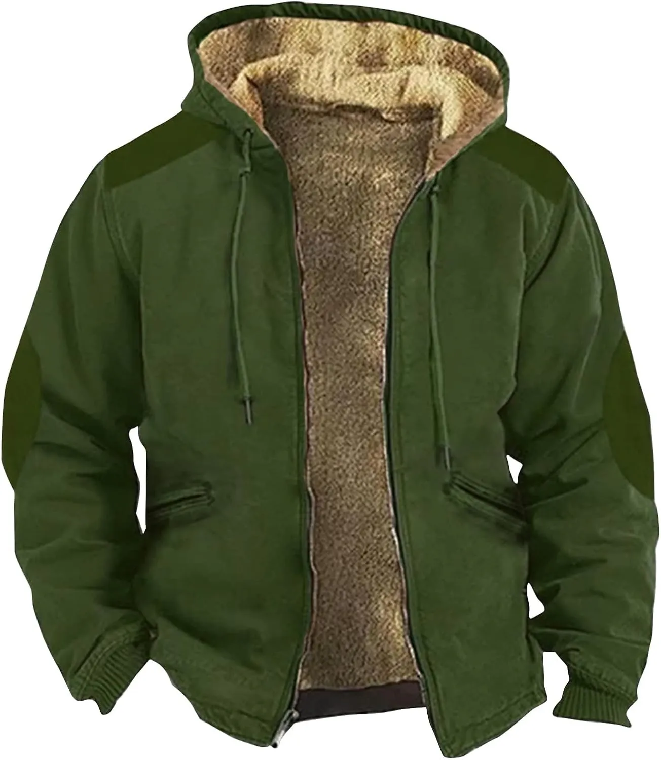 Mens Zip Up Hoodie Winter Fleece Lined Graphic Jacket Tie Dye Graphic Casual Coat Warm Windbreaker Heated Outwear