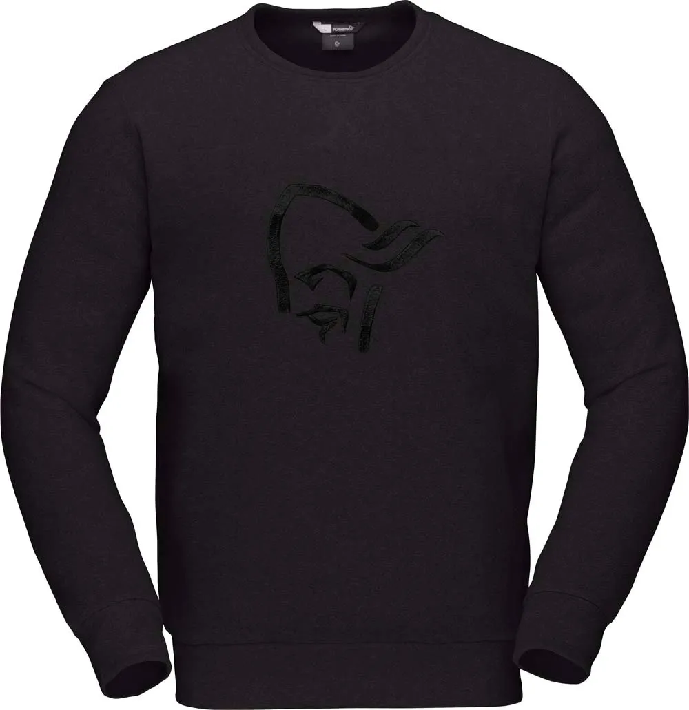 Norrøna Unisex Norrøna Crew Neck Caviar | Buy Norrøna Unisex Norrøna Crew Neck Caviar here | Outnorth