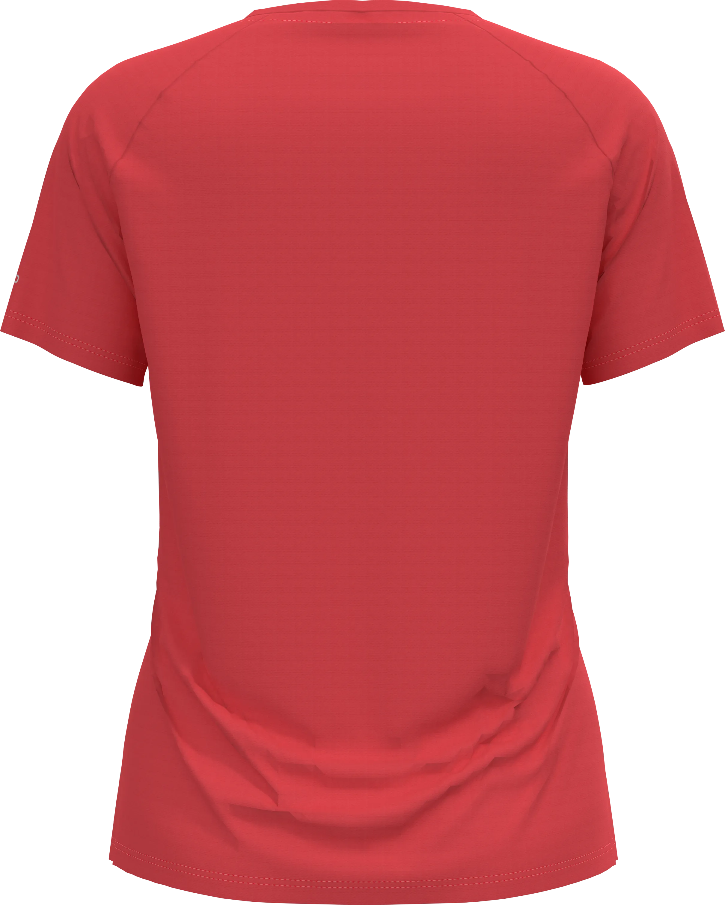 Odlo Women&#x27;s T-Shirt Crew Neck S/S Essential Print Cayenne | Buy Odlo Women&#x27;s T-Shirt Crew Neck S/S Essential Print Cayenne here | Outnorth