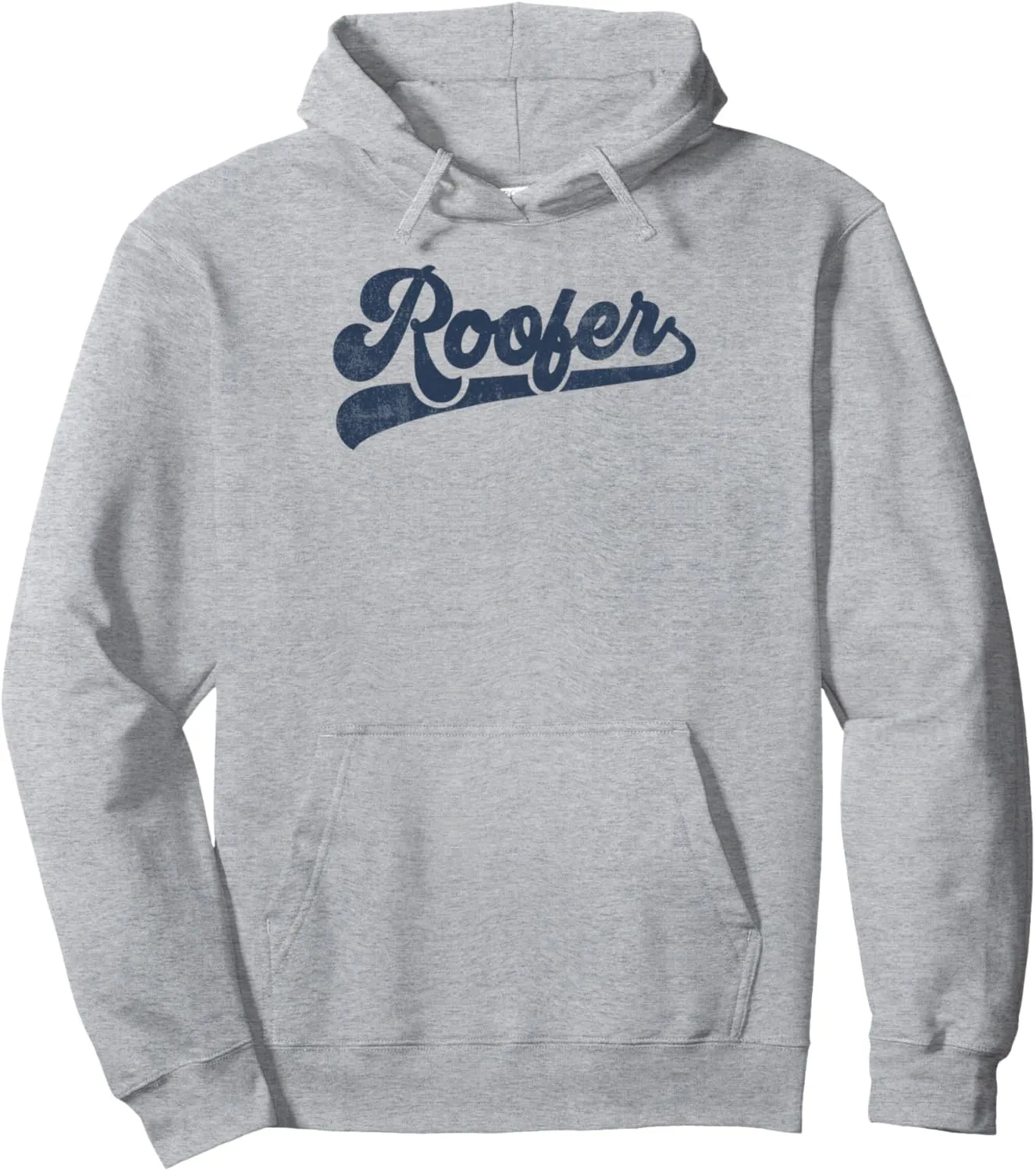 Roofer Cute Vintage Graphic Pullover Hoodie