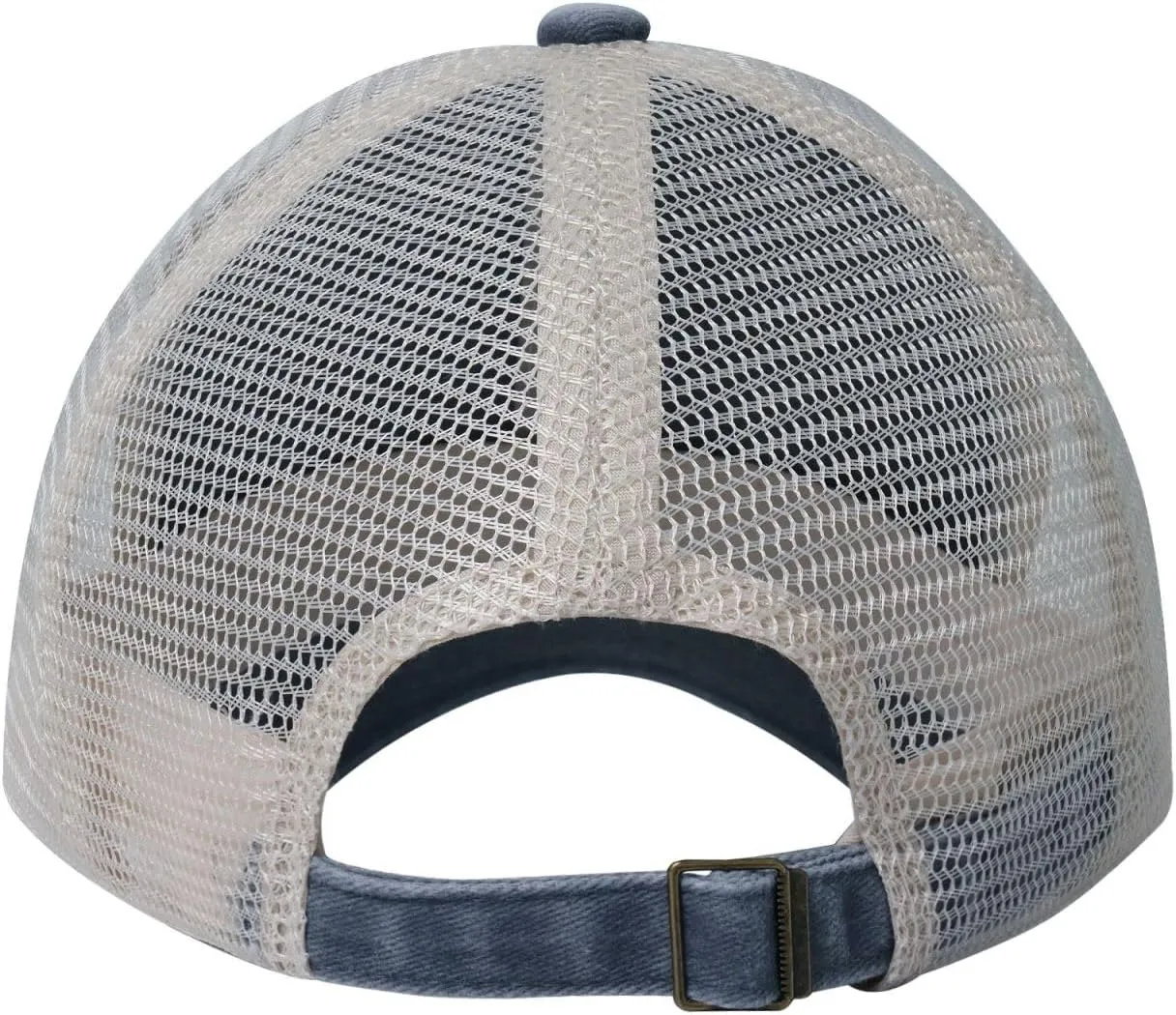 Texas De Zavala Outdoor Adjustable Washed Denim Mesh Hat Denim Baseball Cap Cowboy Hat