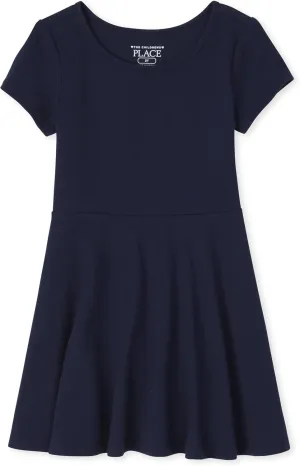 The Children's Place baby girls Basic Skater Dress