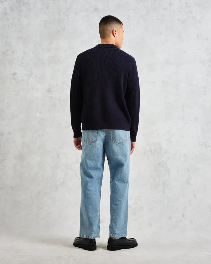 Tristan L/S Shirt | Navy