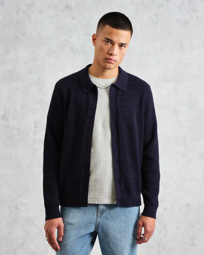Tristan L/S Shirt | Navy