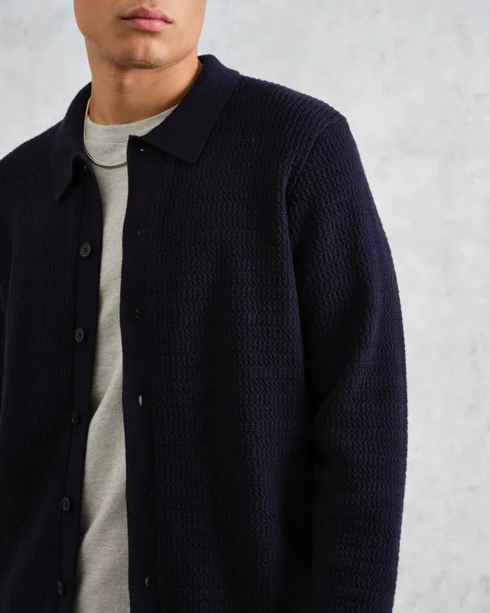 Tristan L/S Shirt | Navy