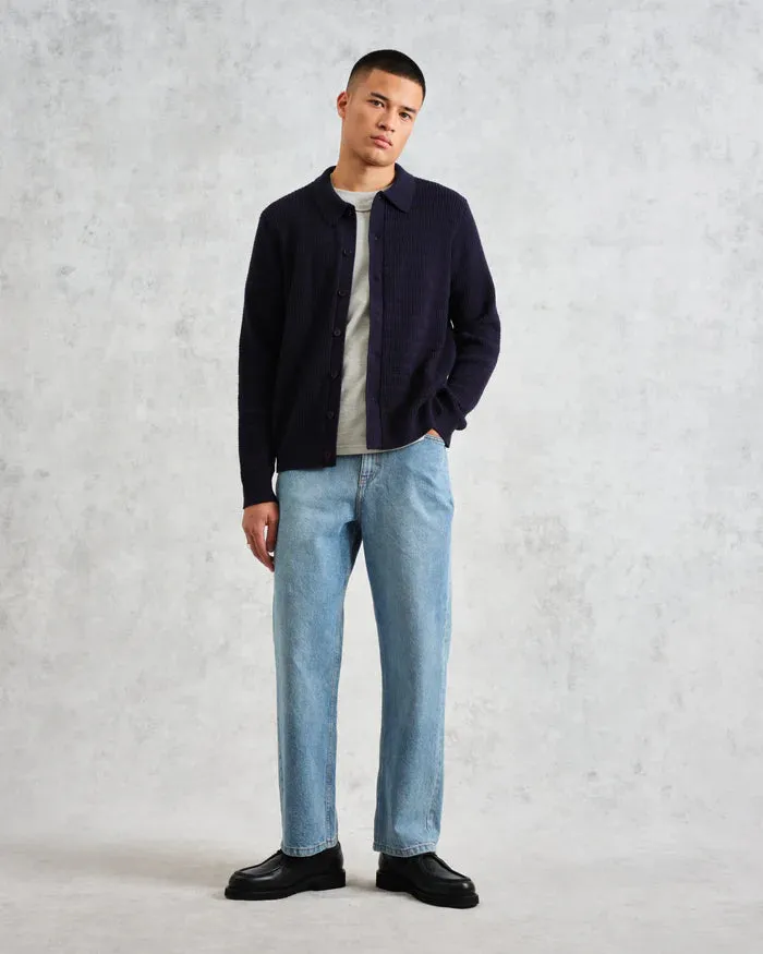 Tristan L/S Shirt | Navy