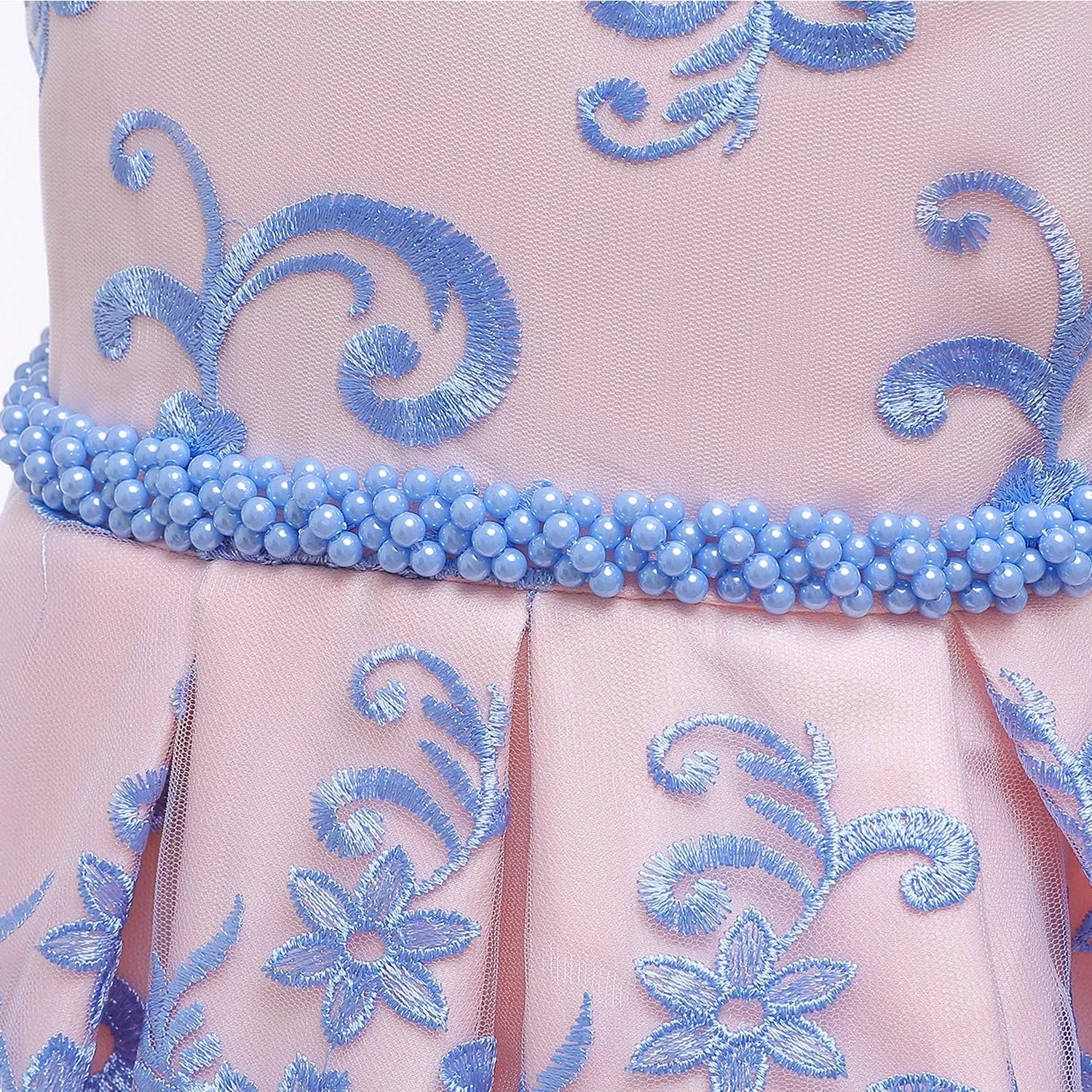 TTYAOVO Flower Girl Dress Princess Birthday Party Wedding Gown