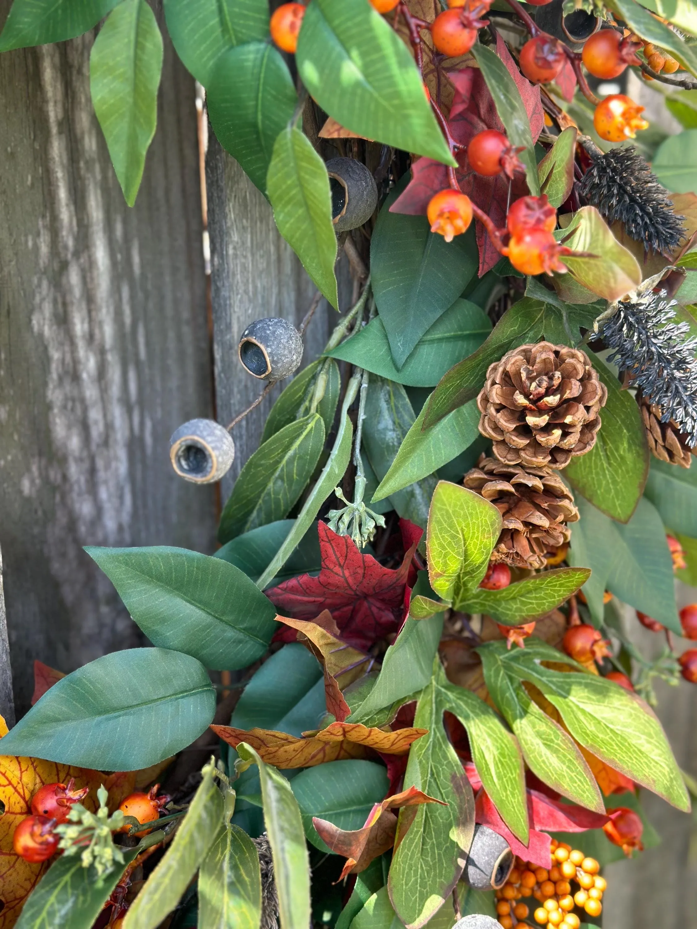 Vibrant Autumn Harvest Wreath