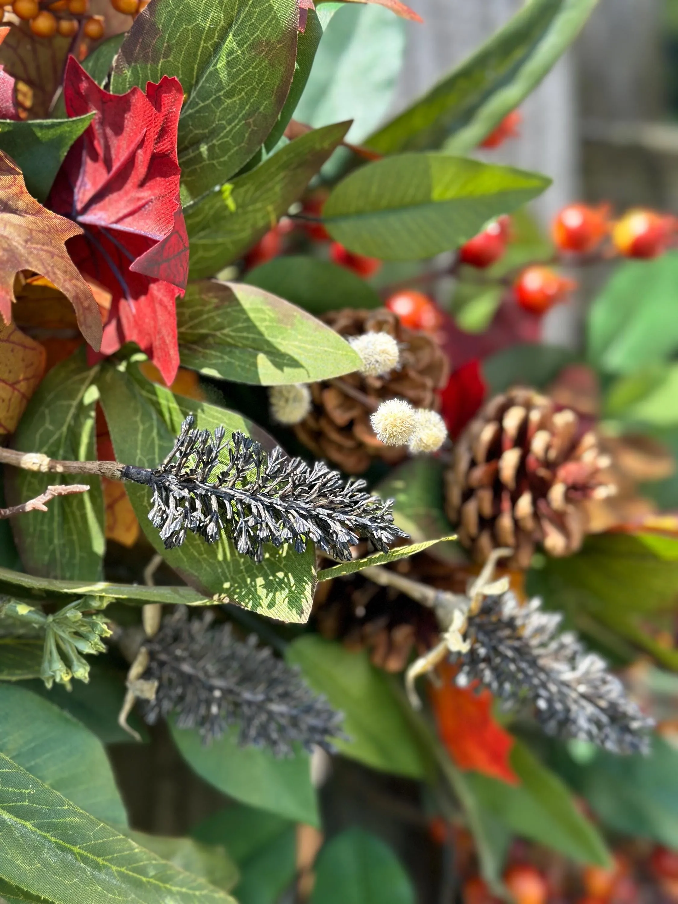 Vibrant Autumn Harvest Wreath