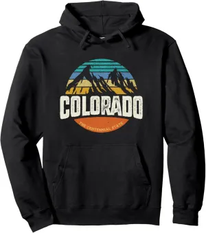 Vintage Colorado Outdoor Graphic Pullover Hoodie