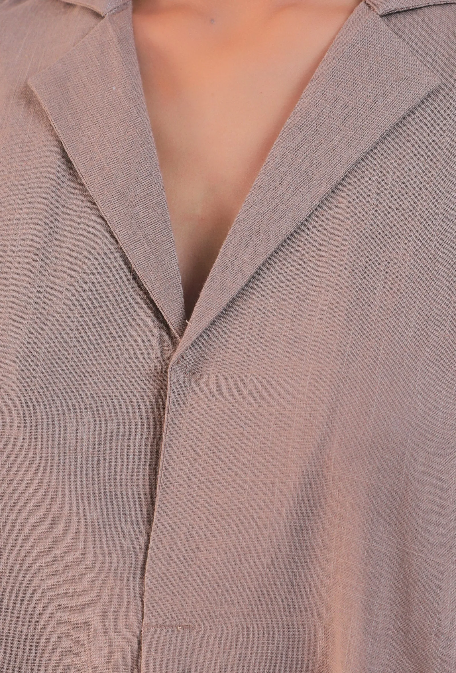 Women Brown Cotton Kurta