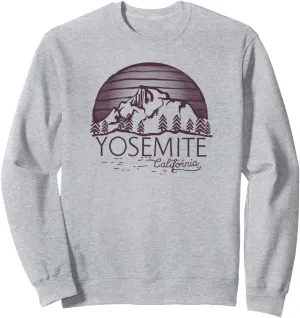 Yosemite National Park Vintage Graphic Sweatshirt