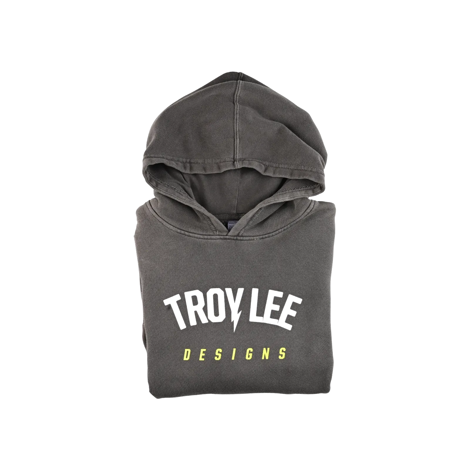 Youth Pullover Hoodie Bolt Washed Gray